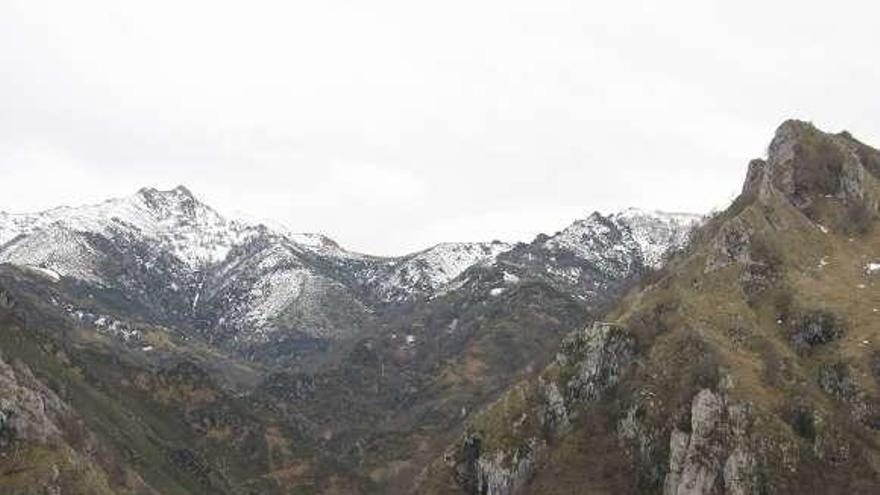 La zona del monte Raigosu, en Laviana.