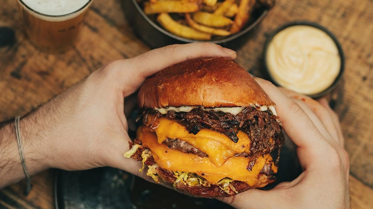 Una de las 'burgers' de Asado Barcelona.