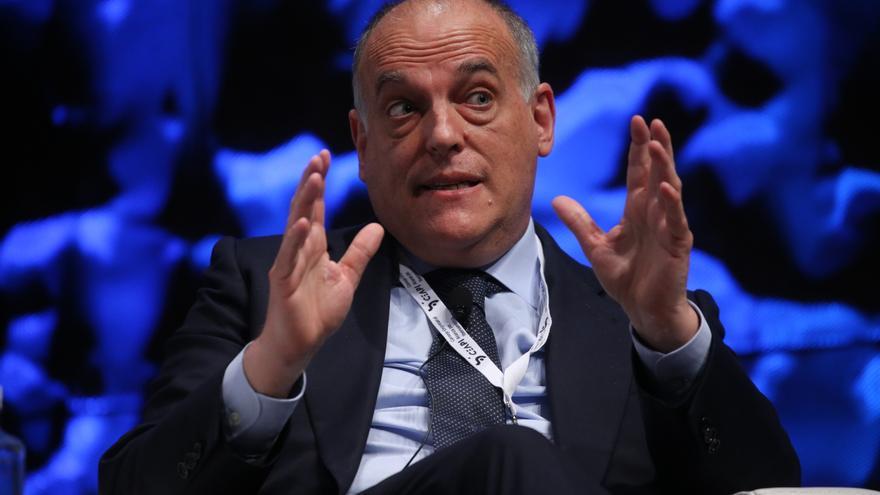 El presidente de LaLiga, Javier Tebas.