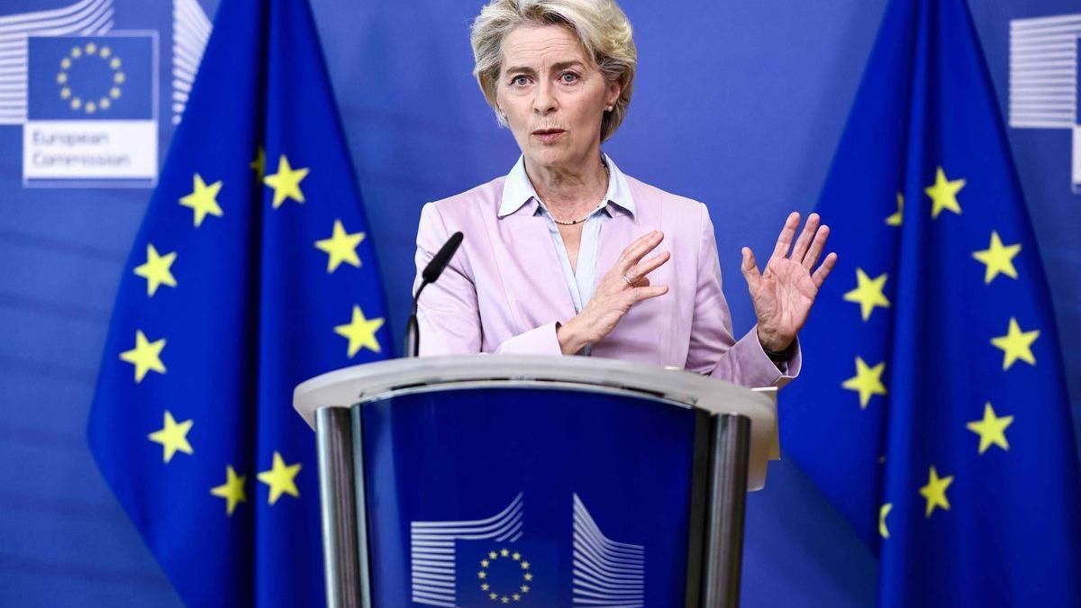 La presidenta de la Comisión Europea, Ursula von der Leyen.