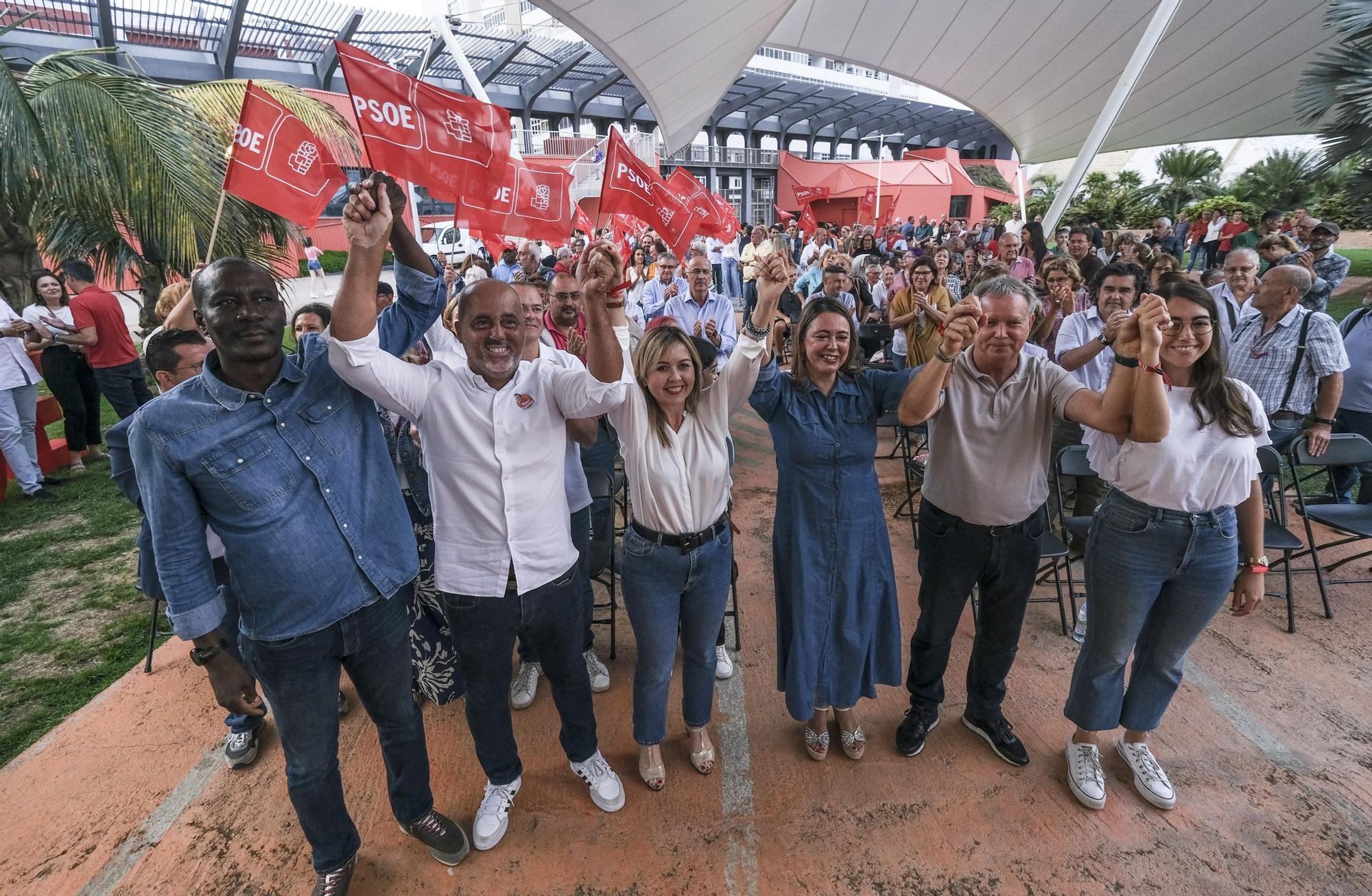 Cierre de la campaña electoral 23J del PSOE Canarias en el Estadio Insular de Gran Canaria