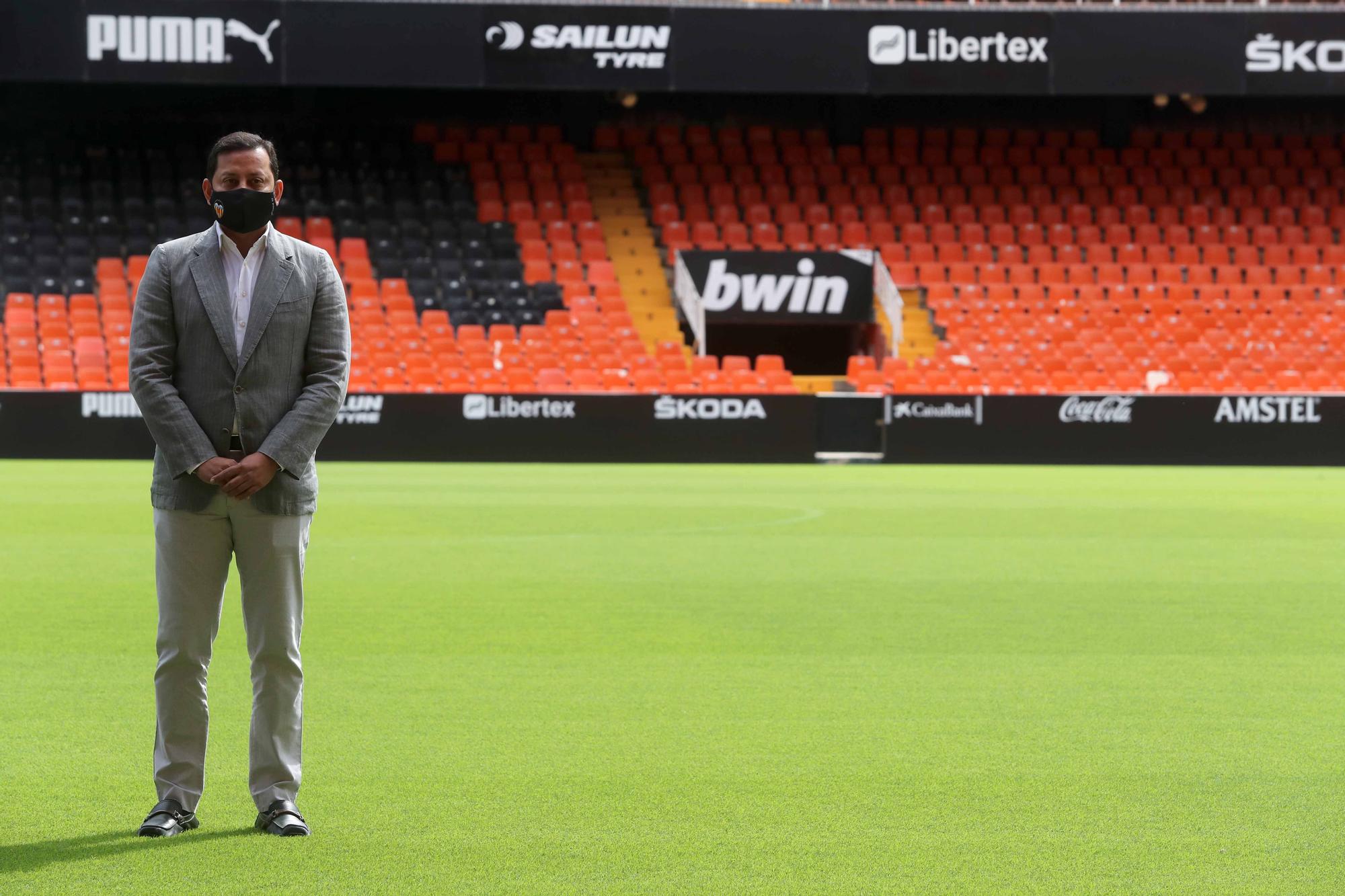 Album de fotos de Anil Murthy en la presidencia del Valencia CF