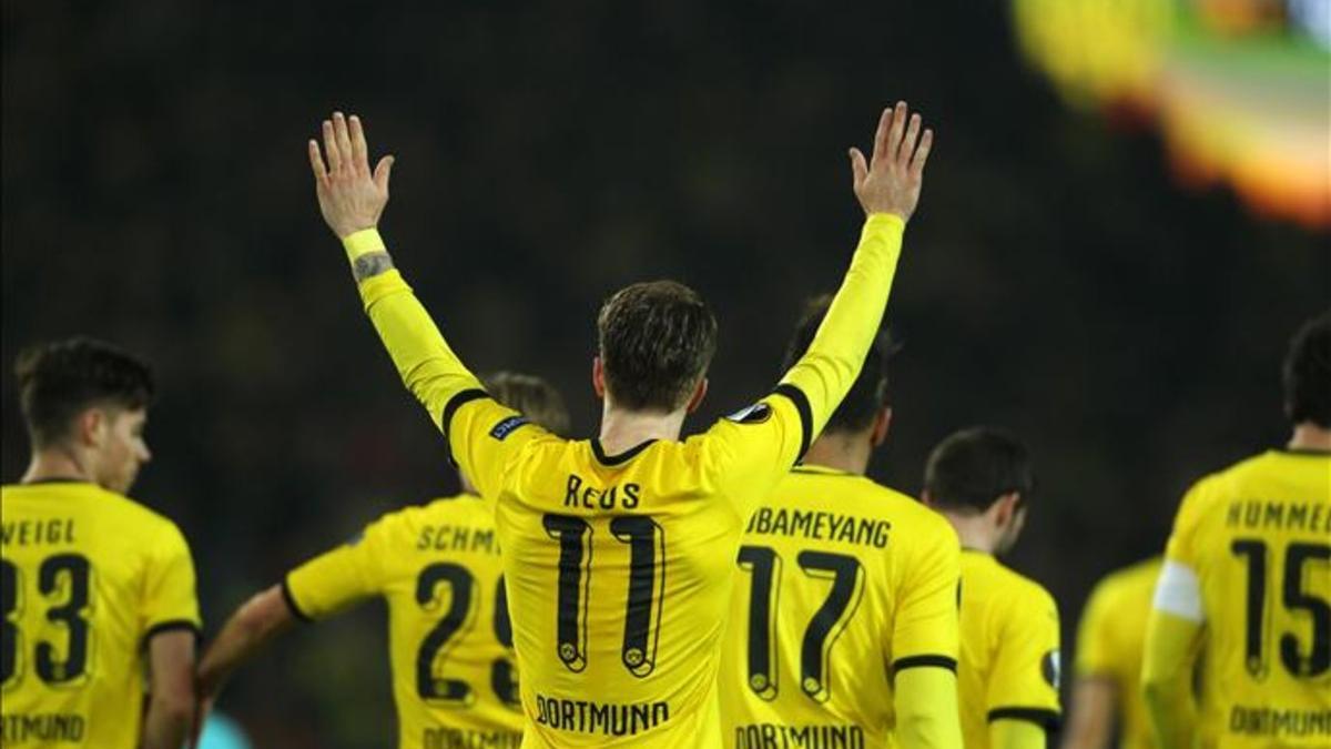 Maro Reus anotó dos dianas en la goleada del Borussia Dortmund