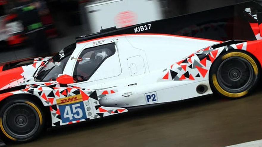 El Oreca 05 Nissan de Manor con el número 45 es el de Merhi; el 44 el de Will Stevens.