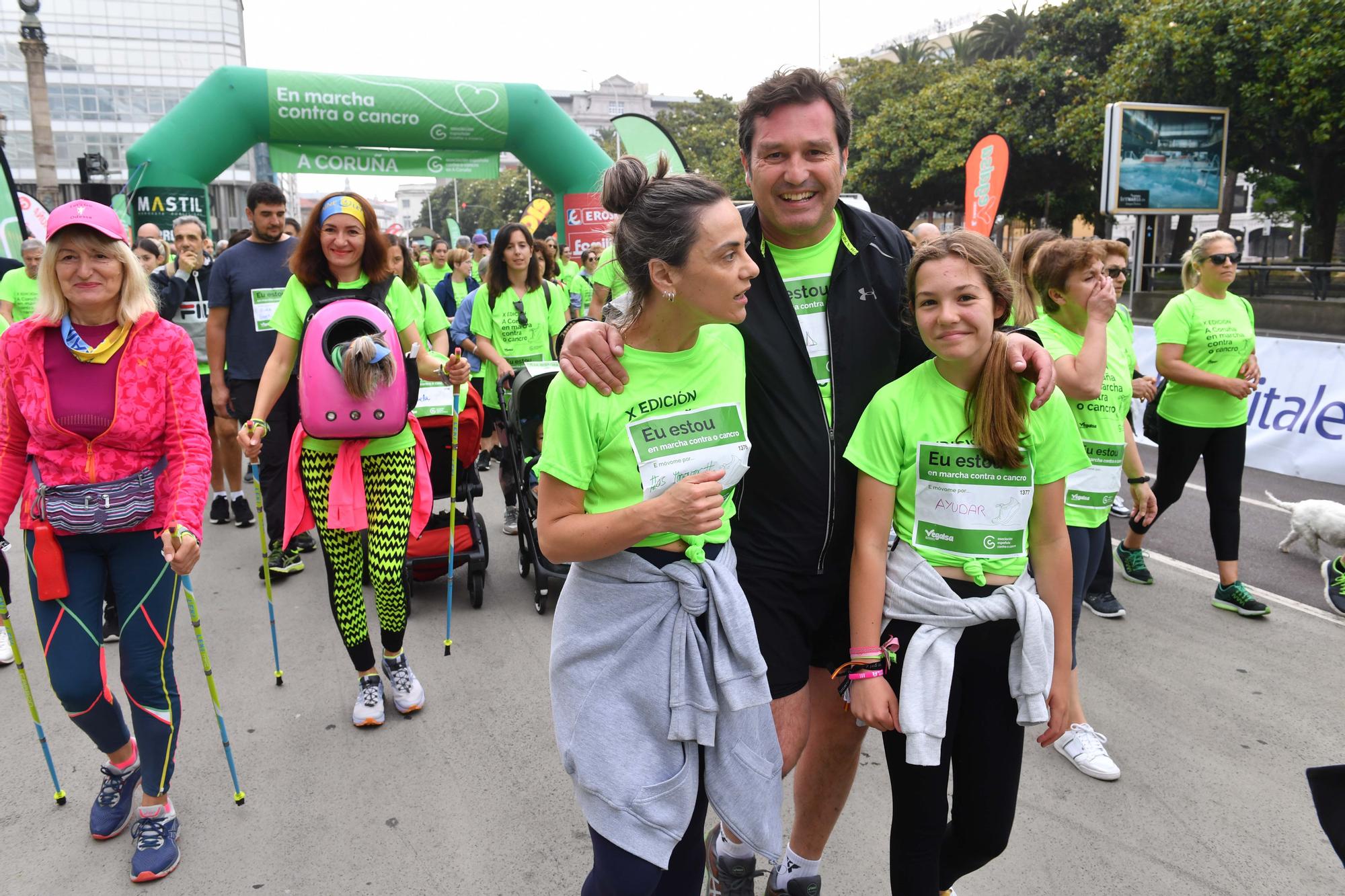 Más de 2.400 participantes en la Andaina Solidaria Contra o Cancro en A Coruña