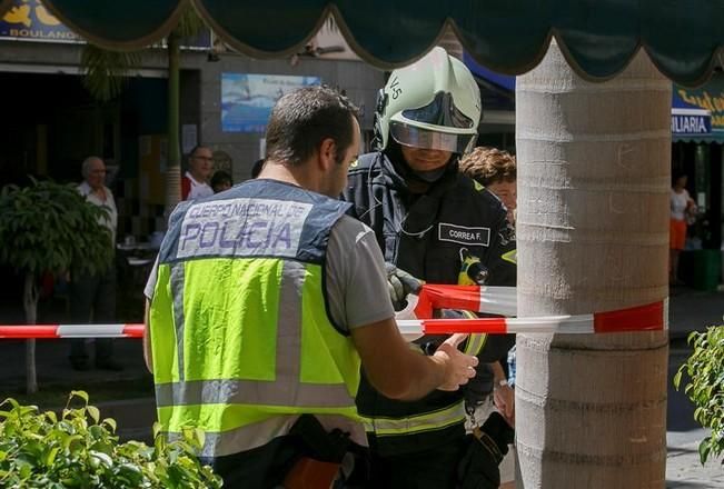 Derrumbe de un edificio de viviendas en Los Cristianos