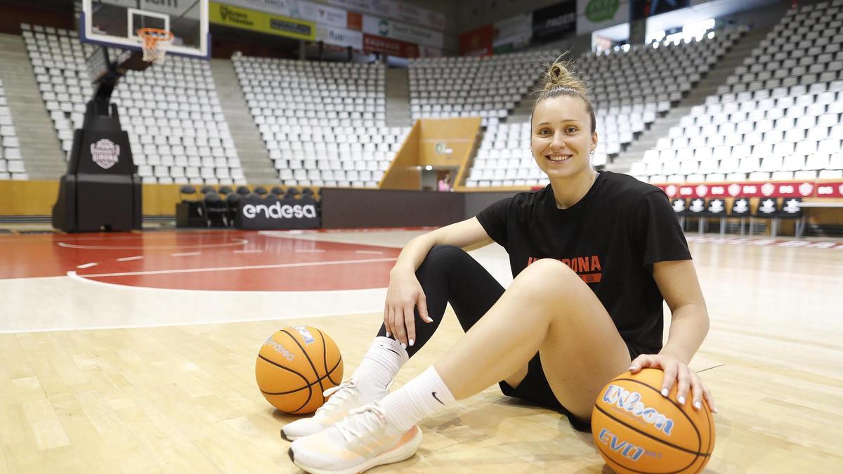 Marta Canella ahir a Fontajau