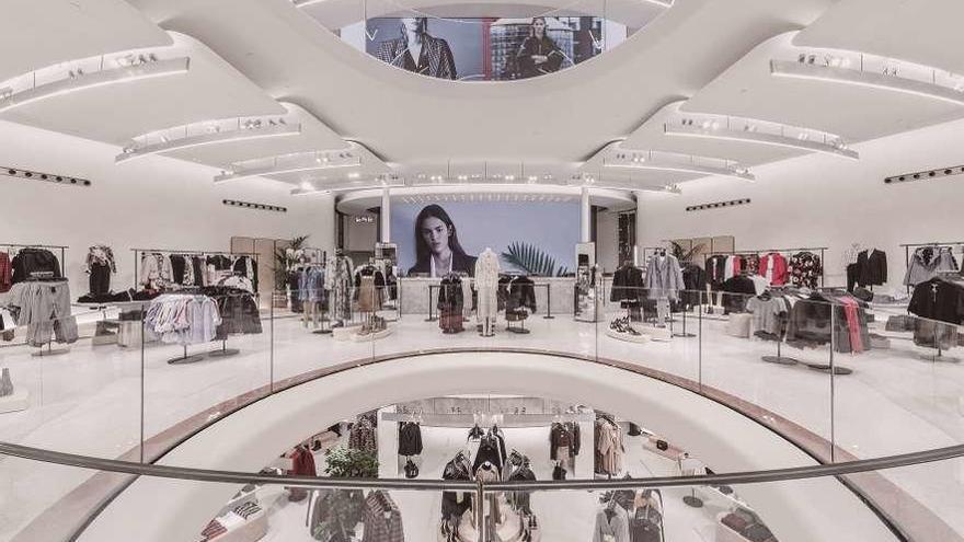 Nueva tienda de Zara en Milán, uno de los proyectos recientes más emblemáticos de Trison. // Inditex