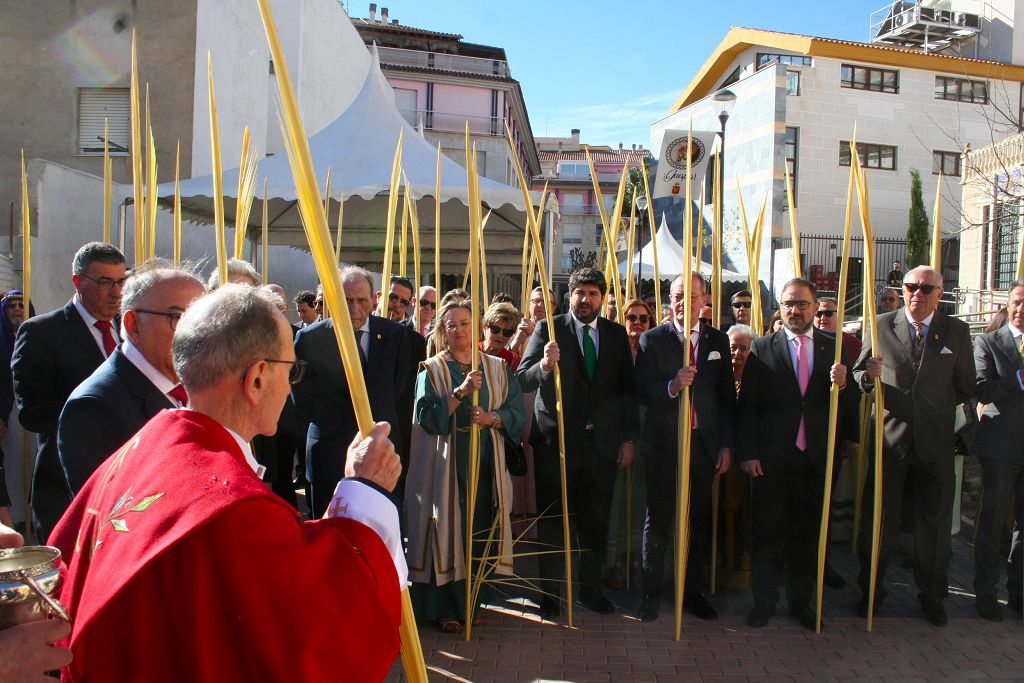 Bendición de las palmas del Paso Blanco en Lorca