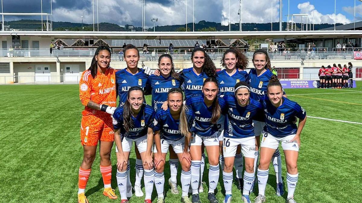 El once con el que ayer formó el Oviedo Femenino. | Real Oviedo Femenino