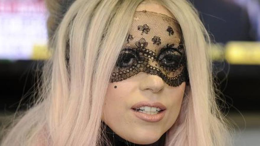 La siempre extravagante Lady Gaga.