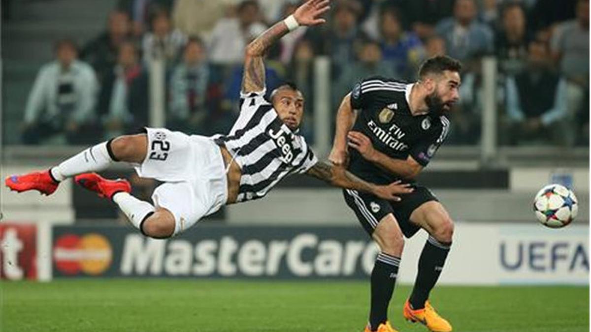 La Juventus venció al Madrid en el partido de ida
