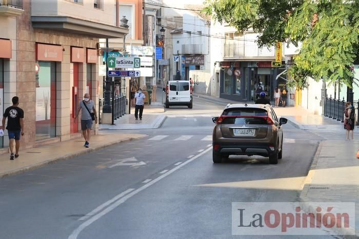 Totana protesta ante su vuelta a la fase 1