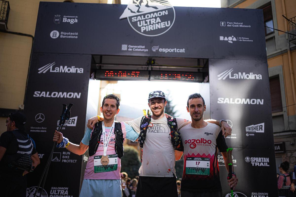 El podio masculino de la SUP 2025