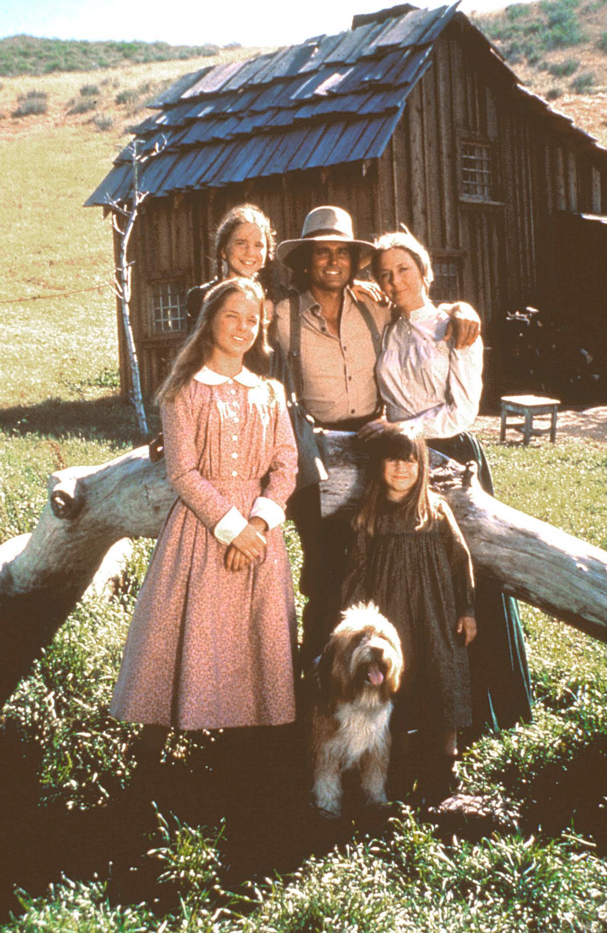 La familia Ingalls en 'La casa de la pradera' del año 1970