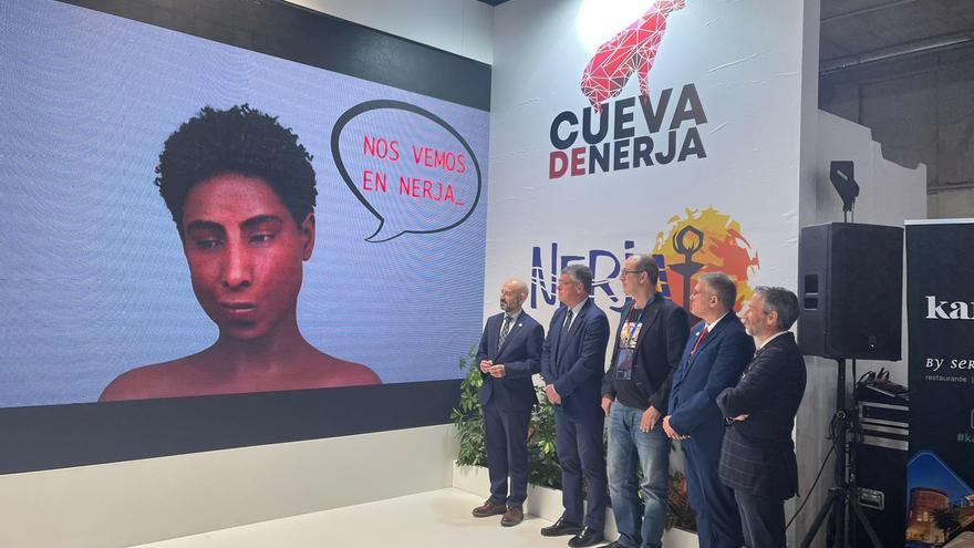 Presentan el rostro de &#039;Pepita&#039;, el esqueleto epipaleolítico hallado en la Cueva de Nerja