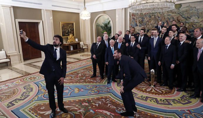 Recepción al Real Madrid de baloncesto.