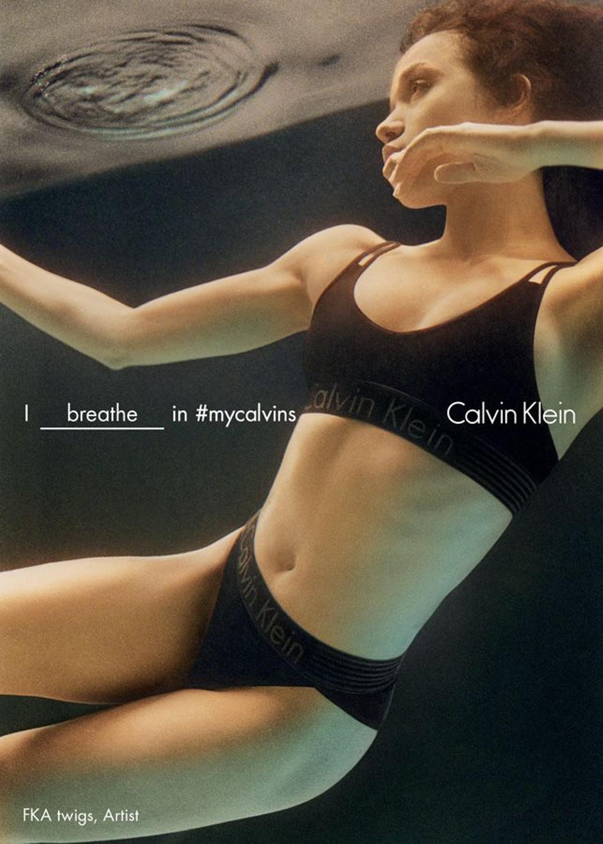 Fka Twigs en la nueva campaña de Calvin Klein