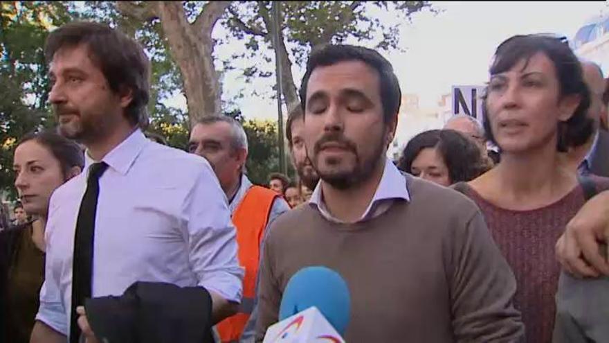'Rodea el Congreso' protesta contra la investidura de Rajoy