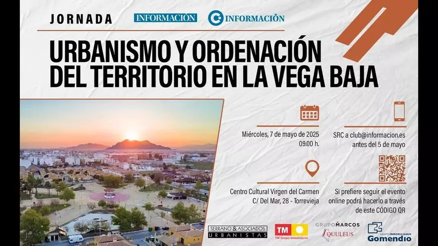 Jornada «Urbanismo y Ordenación del Territorio en la Vega Baja»: los desafíos de la comarca, a debate