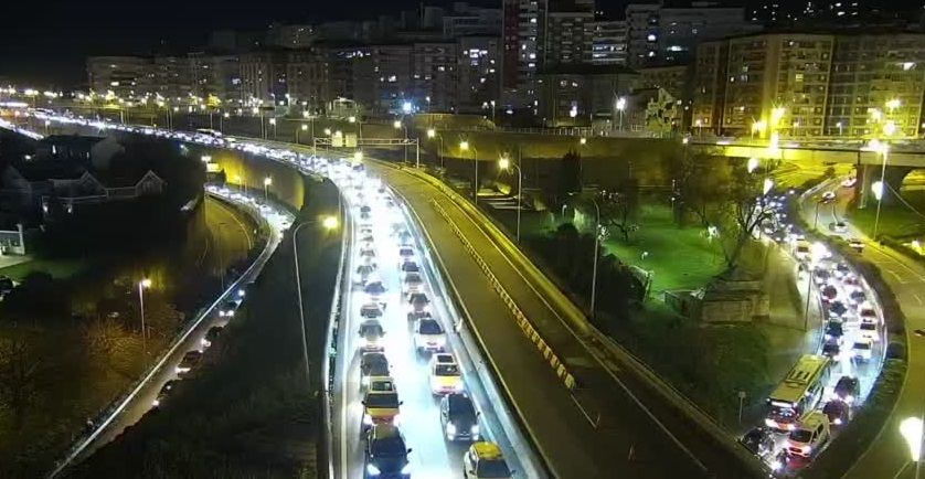 Vigo vive otra jornada de congestión en el centro