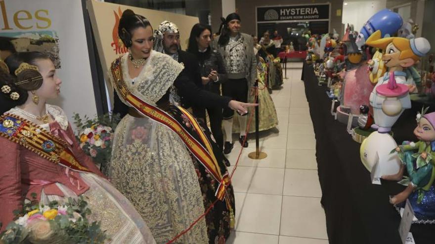 Un momento de la inauguración de la muestra.