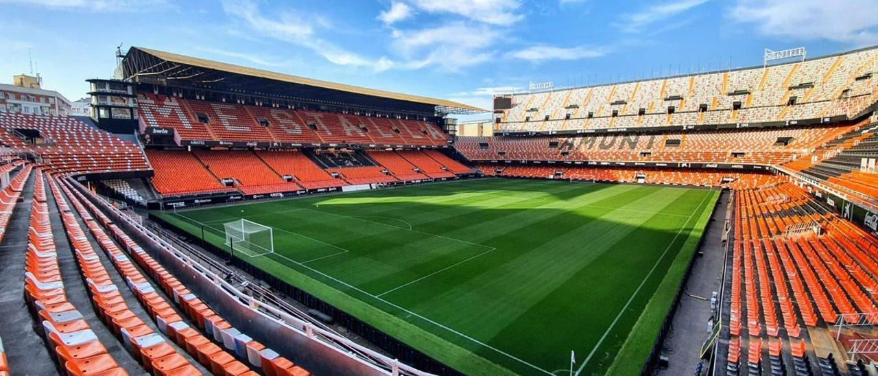 El estadio de Mestalla