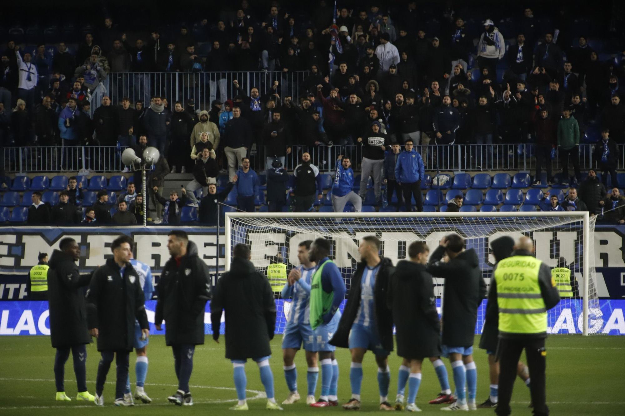 El Málaga CF - Real Oviedo, en imágenes