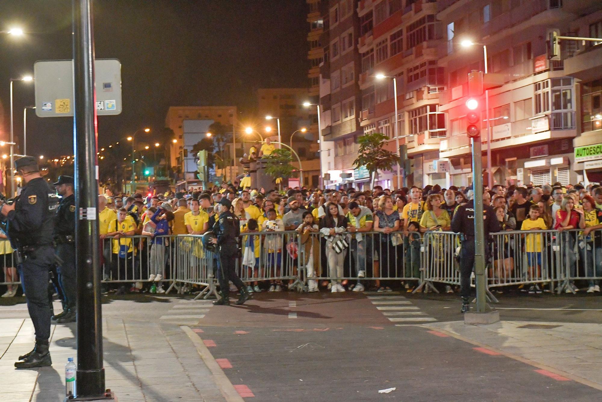 Así fue la celebración por el ascenso de la UD Las Palmas en Mesa y López