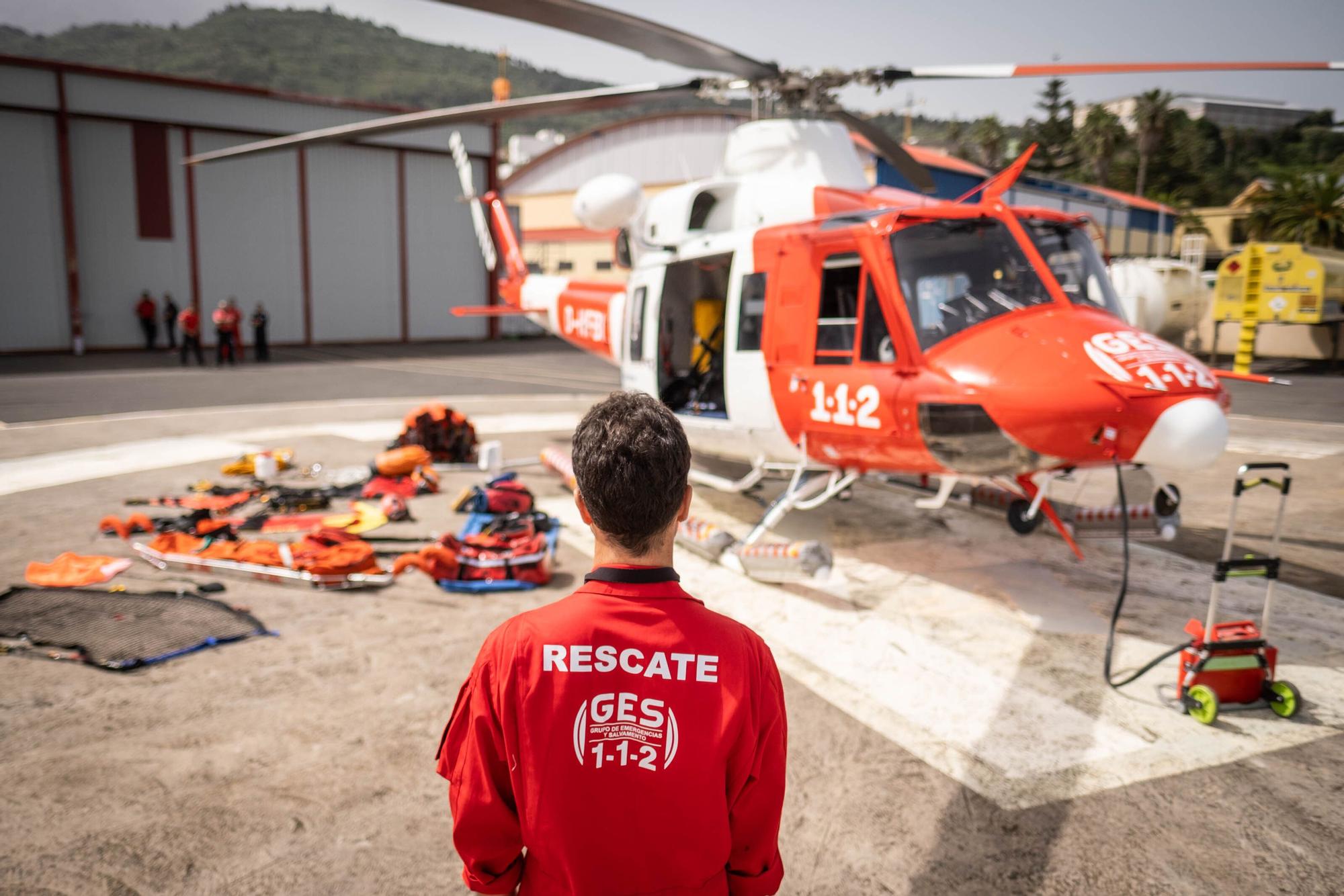 Presentación del nuevo modelo de helicópteros del Gobierno de Canarias