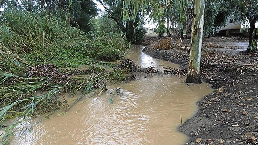 El arroyo del regajo de Don Benito vuelve a causar problemas con la lluvia