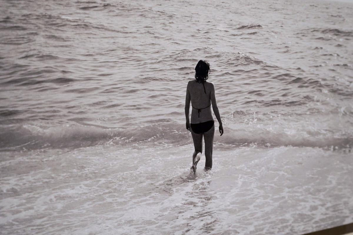 Fotografia de l'obra de Fina Miralles "Relacions", que s'exposa al Casino