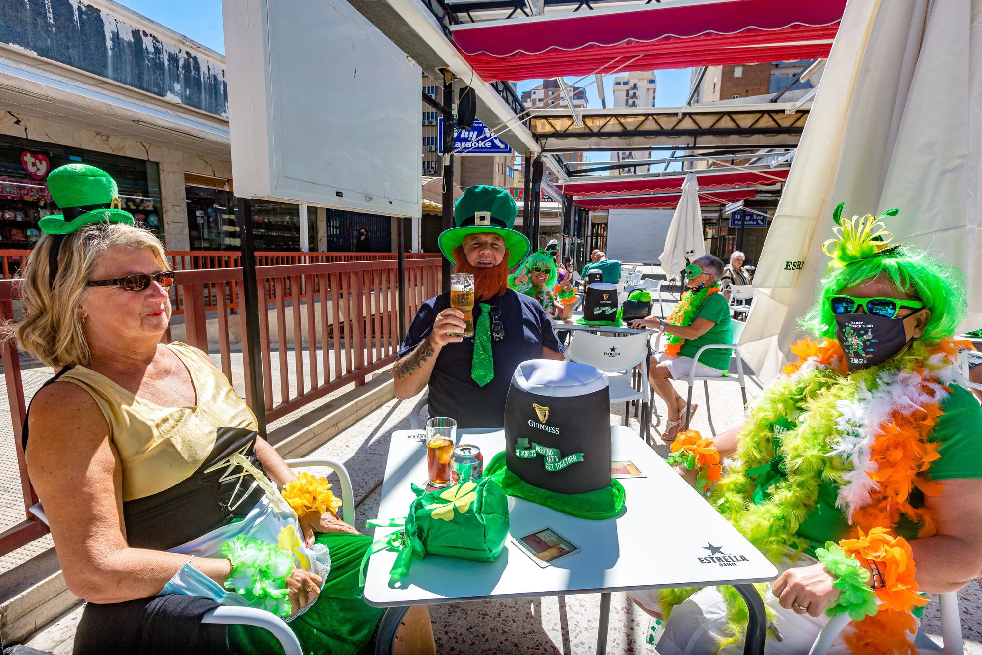 Celebración de St Patrick's Day en Benidorm