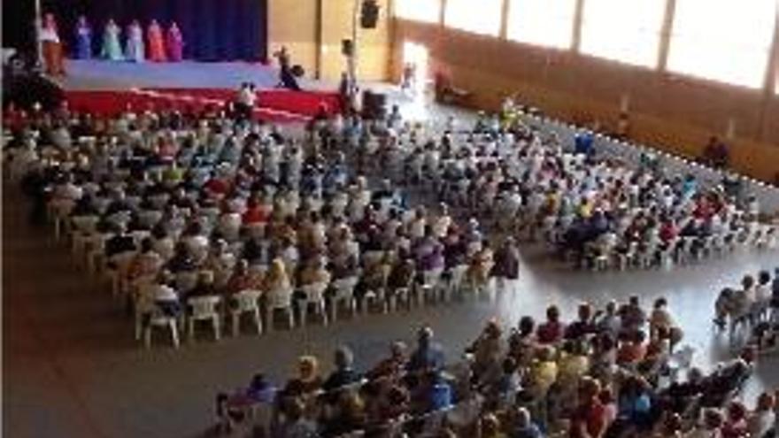 Un moment de la XIX Festa d&#039;Homenatge a la Gent Gran de Blanes.