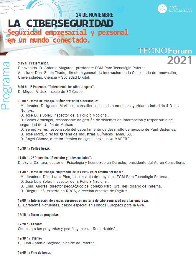 Programa Tecnoforum 2021