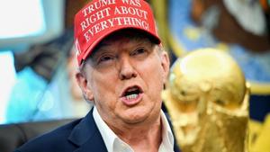 A Trump le gusta estar presente en los grandes acontecimientos deportivos y la Ryder lo es