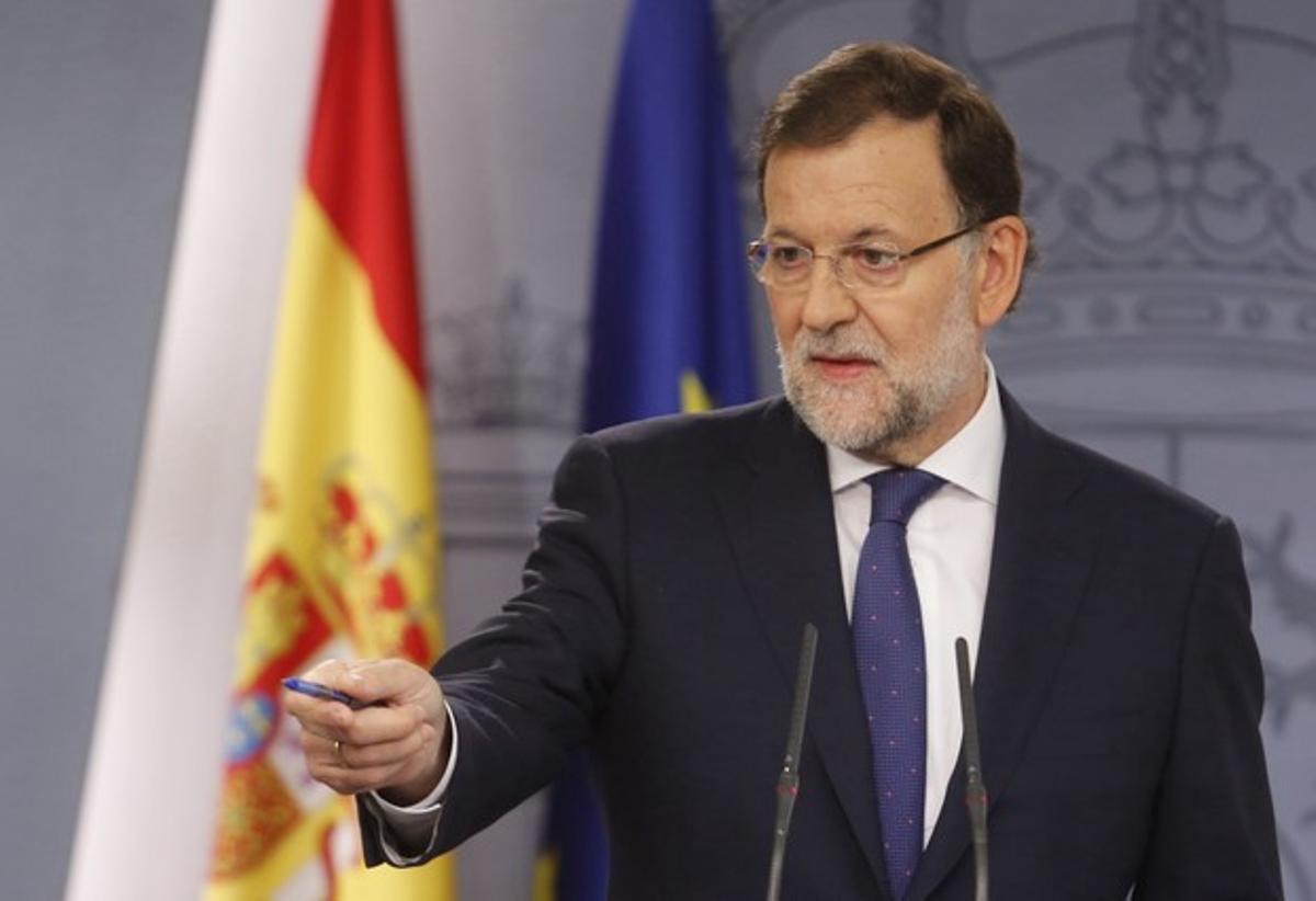 El president del Govern, Mariano Rajoy, valora aquest dilluns els resultats de les eleccions catalanes.
