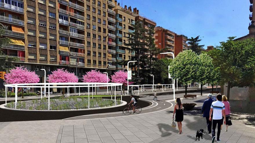 Recreación virtual del futuro Avenida Ramón y Cajal de Huesca. | AYUNTAMIENTO DE HUESCA