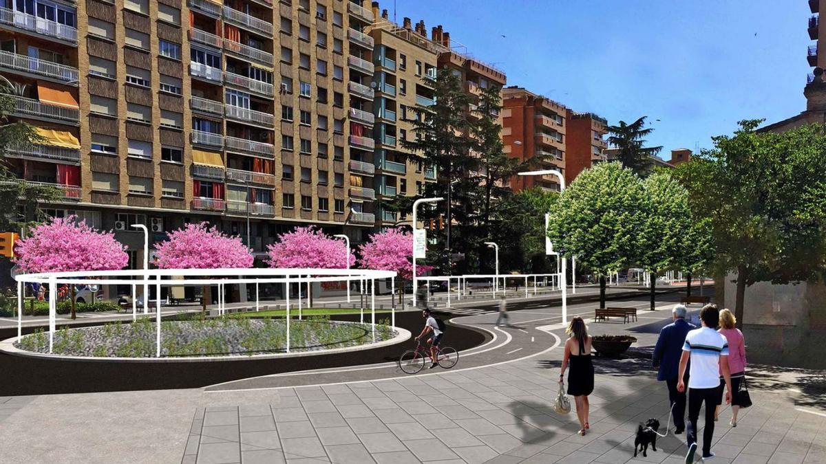 Recreación virtual del futuro Avenida Ramón y Cajal de Huesca. | AYUNTAMIENTO DE HUESCA