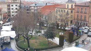 Patrimonio aprueba el traslado del mosaico de la Plaza Mayor de Benavente al Grano