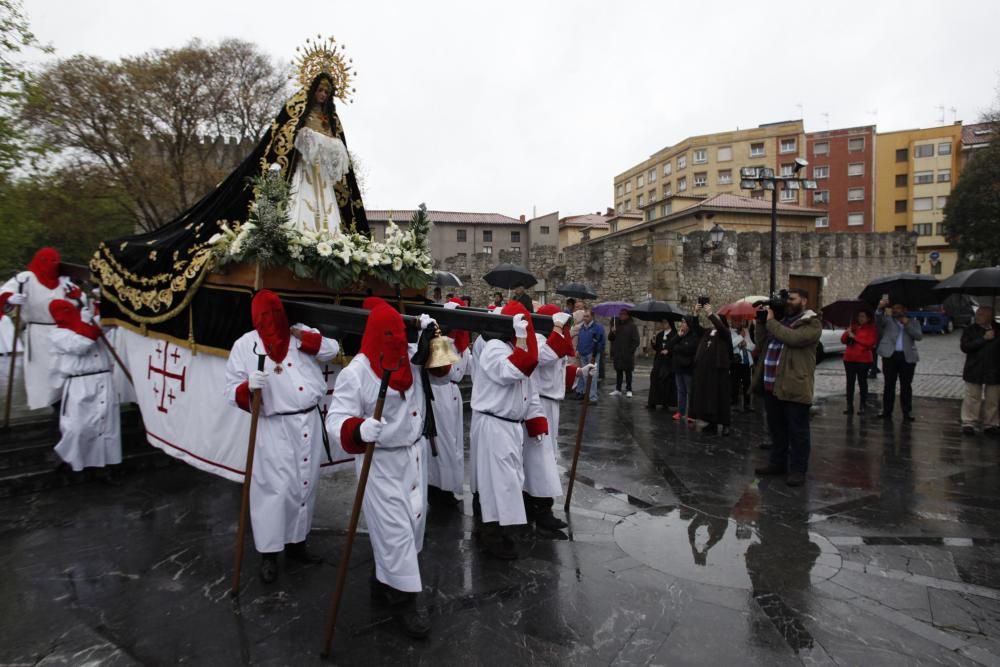 Procesión del sábado Santo en Gijón, suspendida po