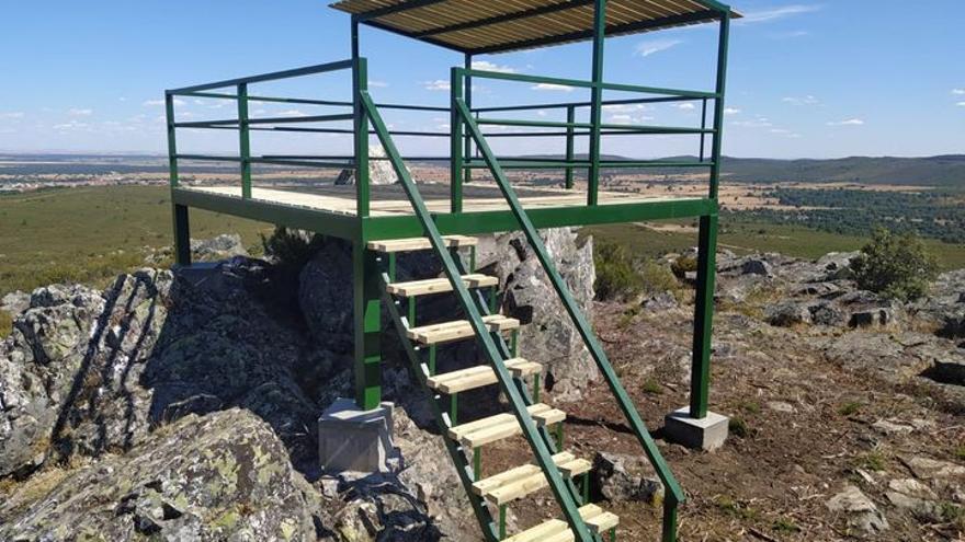 Estructura metálica del mirador de San Miguel