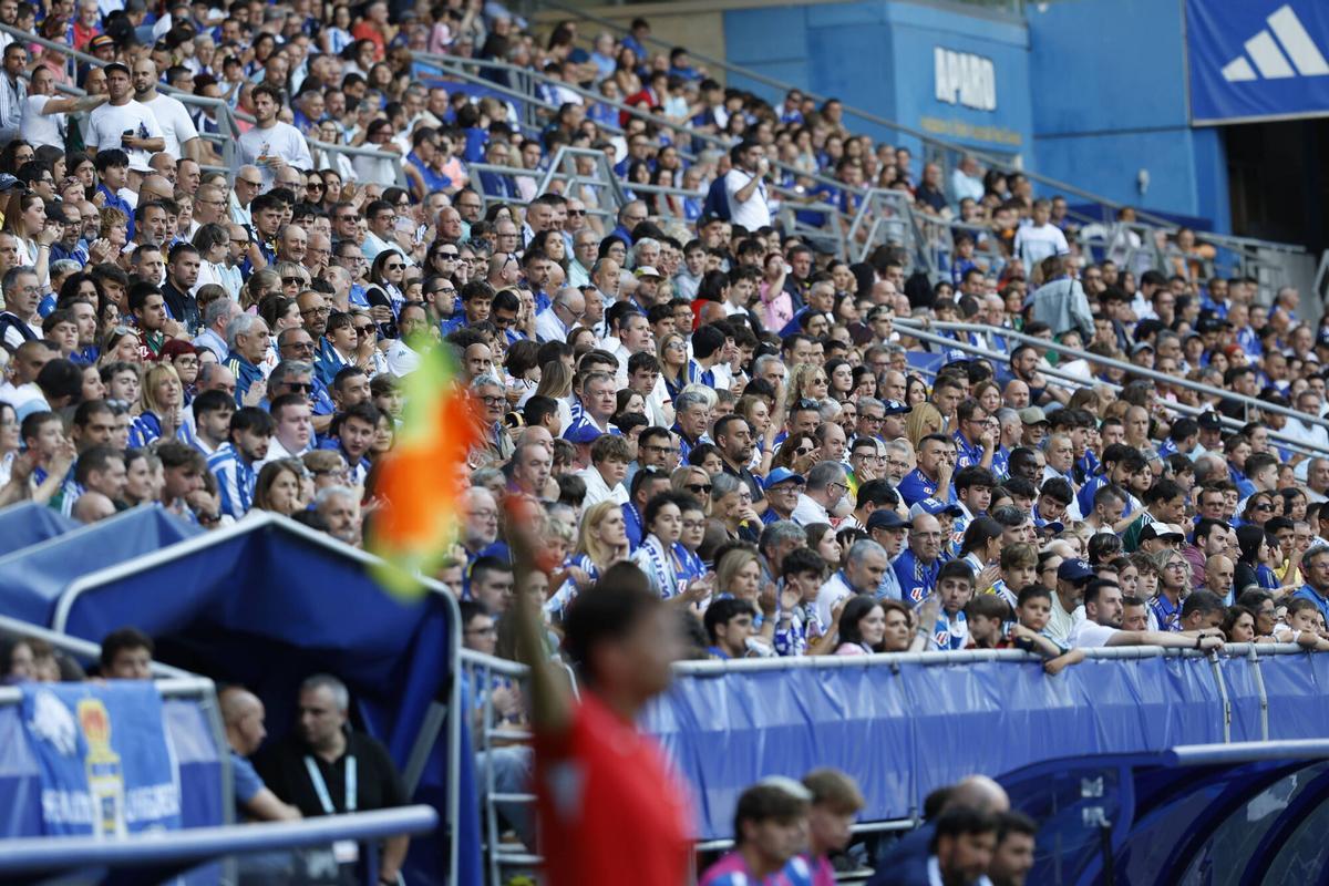 Así fue el partido entre el Real Oviedo y el Deportivo de la Coruña