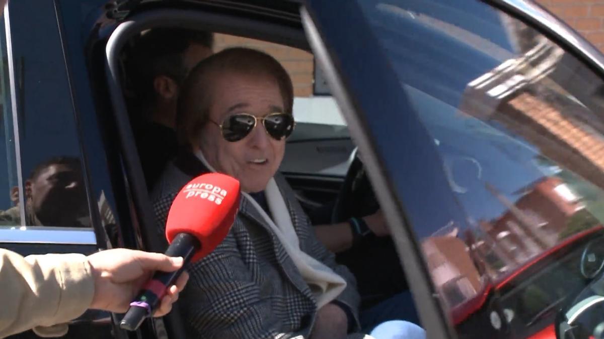 Rafael confirma su mejoría pero que "hay que esperar" para volver a los escenarios