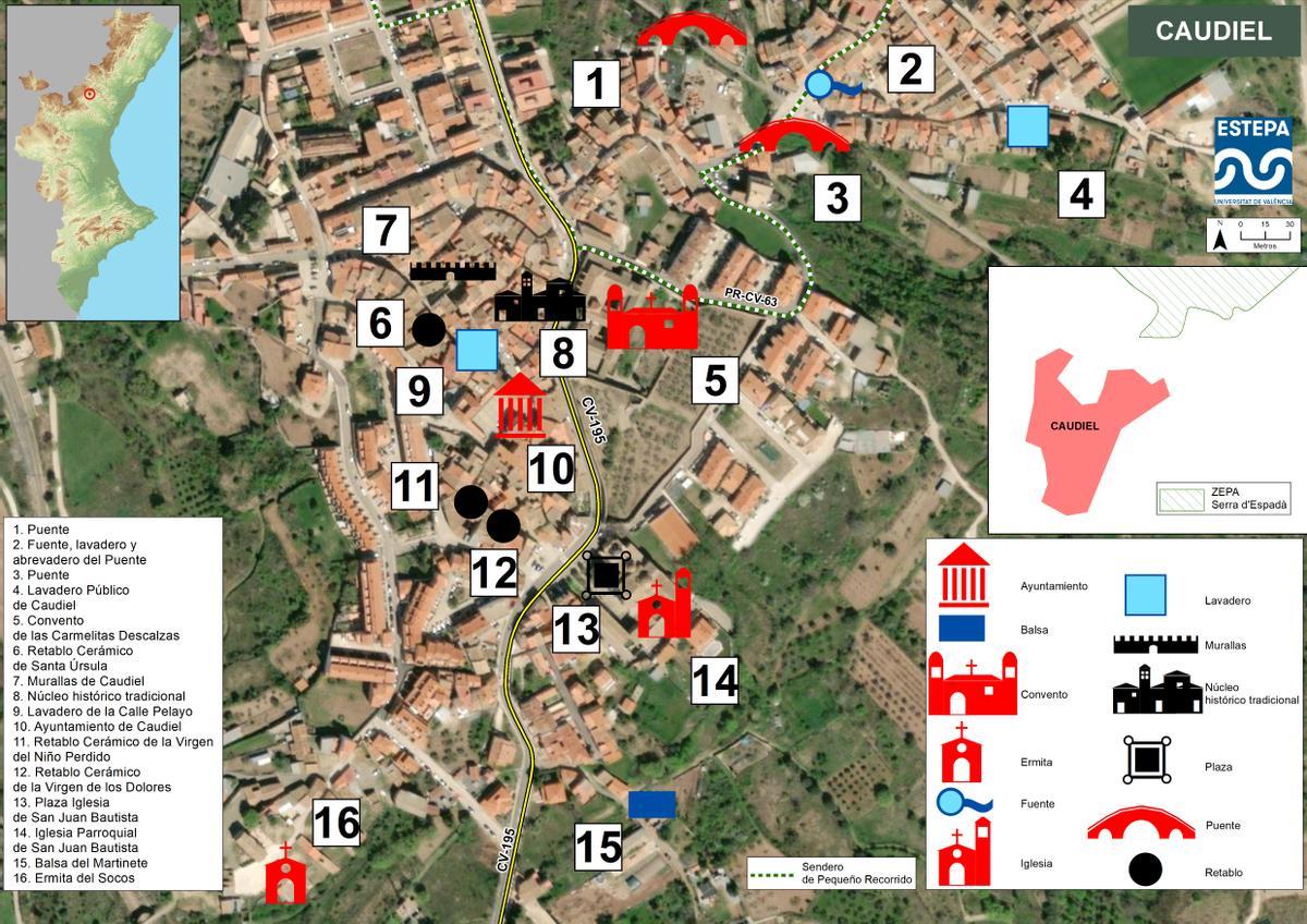 Localizaciones de Caudiel