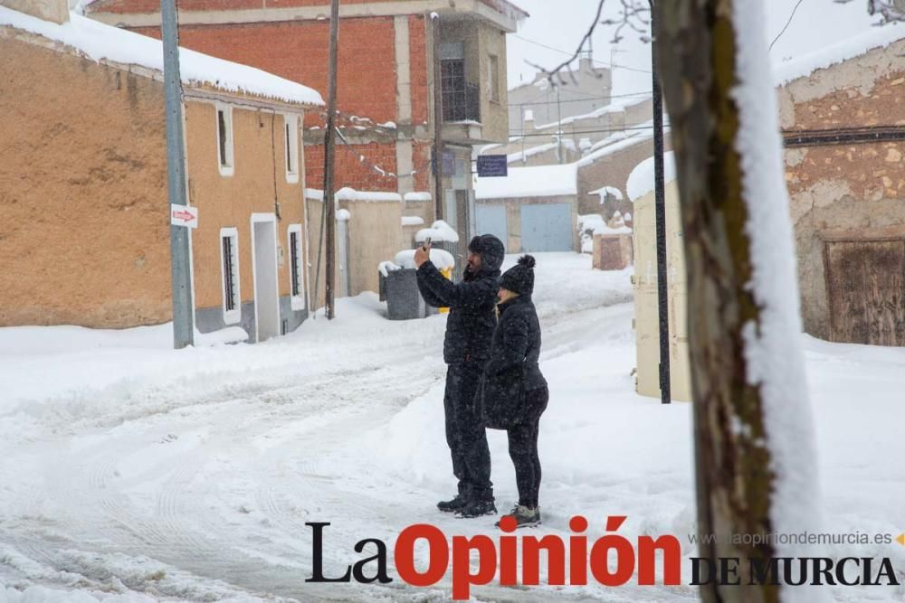 Nieve en El Sabinar (Moratalla)