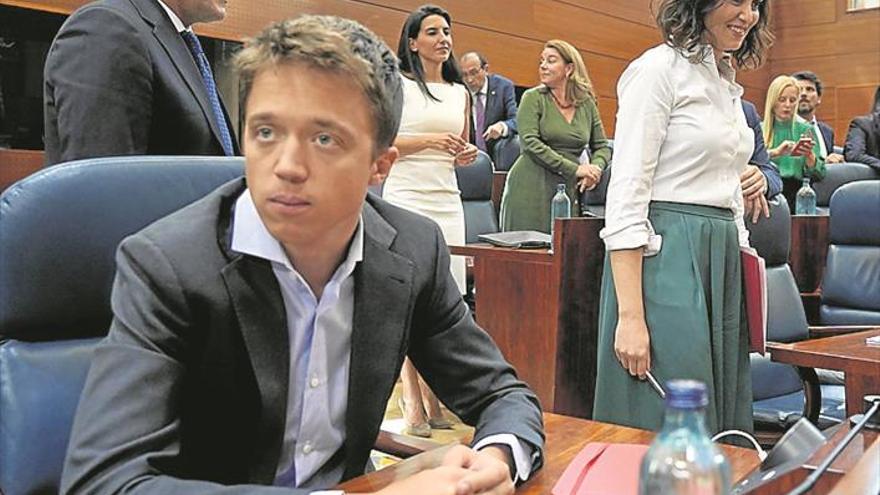 Errejón llevará a la fiscalía la relación de Ayuso con Avalmadrid