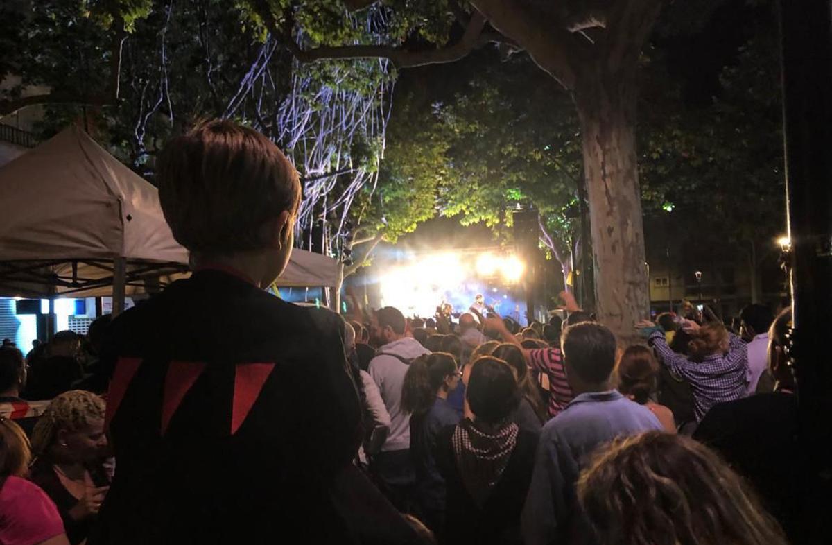 Un moment dels concerts de la Patum de l'any 2019