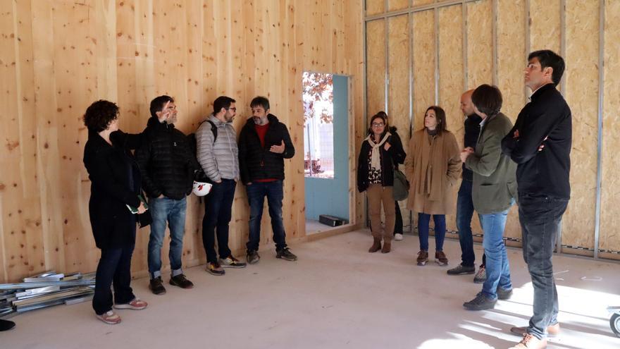 Visita al nou hub forestal de Catalunya