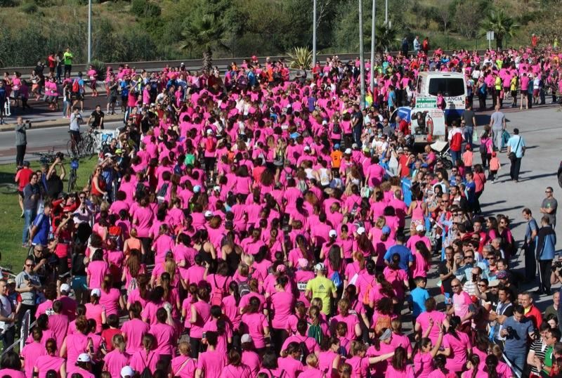 Carrera Mujeres contra el Cáncer Ciudad de Málaga 2016